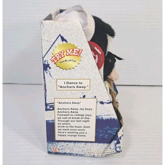 2003 Gemmy Dancing Hamster Sailor Seymore Animated Plush In Box WORKING Toy Gift - Picture 5 of 5